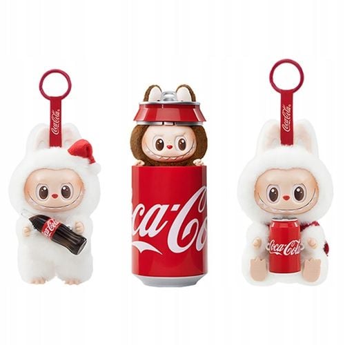 LABUBU Najnowsza 5 generacja seria Coca-Cola LABU-BU brelok 18cm na Arena.pl
