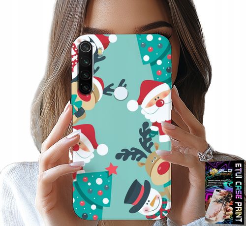 ETUI DO XIAOMI NOTE 8T - MIKOŁAJ, RENIFER BAŁWAN ŚWIĄTECZNE WZORY na Arena.pl