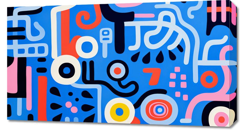 Obraz 90x50cm Rytmiczne Echo zdjęcie 1