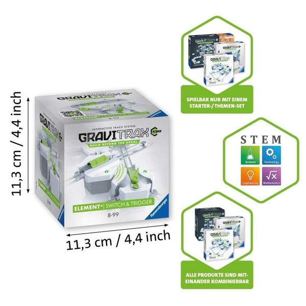 Ravensburger - GraviTrax 262144 Power Dodatek Switch & Trigger zdjęcie 5