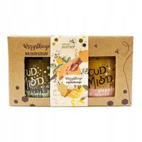 Bartnik Cud miód Mix 2 smaków papaja-jabłko + pudełko ozdobne