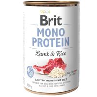 mokra karma dla psa brit mono protein lamb & rice 400 g jagnięcina z ryżem
