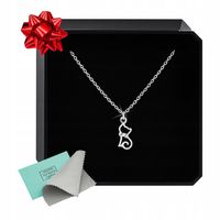 Naszyjnik srebrny damski z kotkiem KOT KOTEK 925 łańcuszek 45 cm na prezent