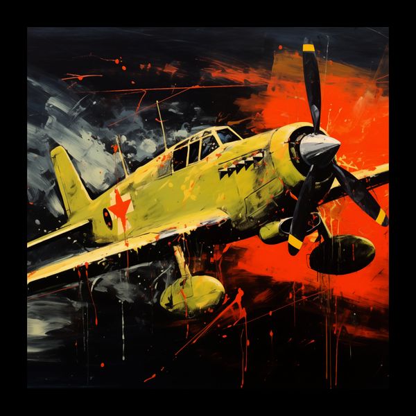 Plakat 20x20cm Barwny Przelot zdjęcie 2