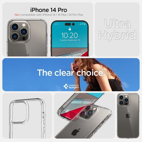 spigen ultra hybrid iphone 14 pro crystal clear na Arena.pl