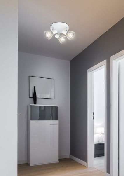 Fly plafon 3x40W E14 biały/chrom zdjęcie 2