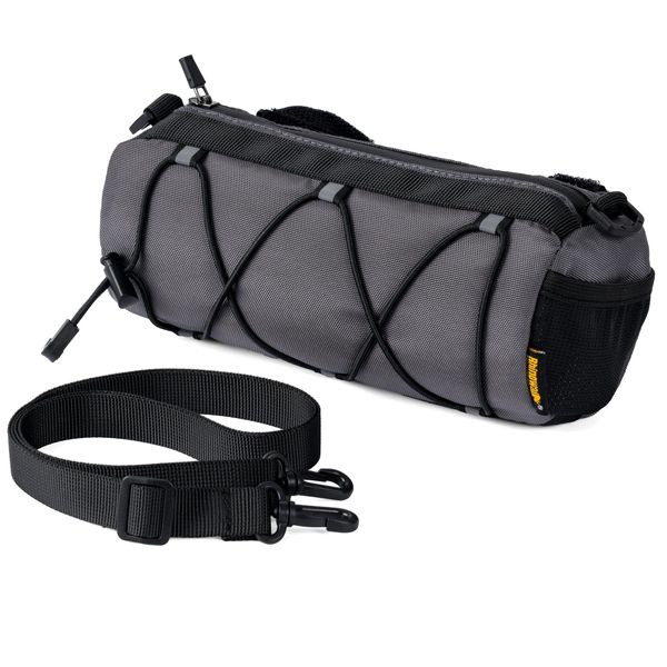 Torba na kierownicę rowerową 2.4L Szary zdjęcie 1