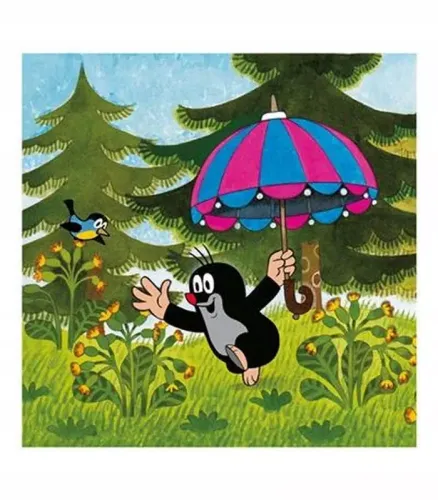 Puzzle Dino Krecik 165 elementów Puzzle Krecik 3 x 55 elementy na Arena.pl