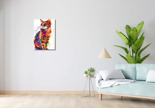 Obraz 40x60cm Nasycony Kot na Arena.pl