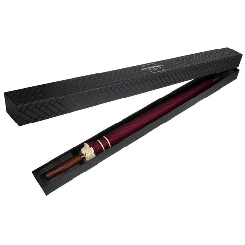 czerwony, elegancki parasol rządowy - peterson na Arena.pl