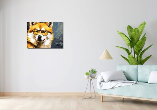 Obraz 70x50cm Intelektualny Psiak na Arena.pl