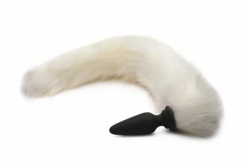 tailz snap-on plug z 3 wymiennymi ogonami - silikonowy, czarny na Arena.pl