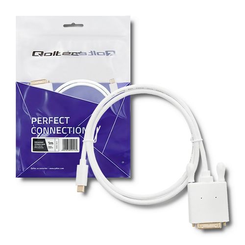 Qoltec Kabel USB 3.1 typ C męski/ DVI męski | 4K | Alternate mode | 1m na Arena.pl
