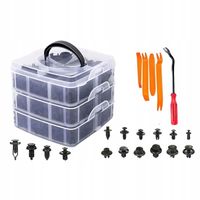 Spinki Kołki klipsy do Tapicerki Wyjmaki Ściągacze Zestaw 630 Sztuk