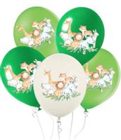 Balony lateksowe zwierzęta safari, 5 szt.