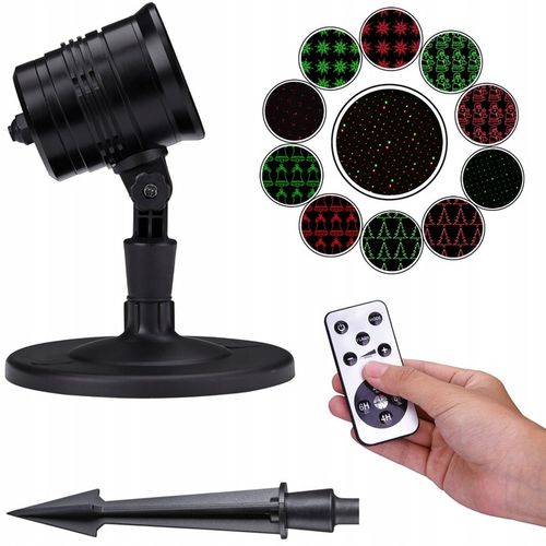 Projektor rzutnik laserowy świąteczny LED na Arena.pl