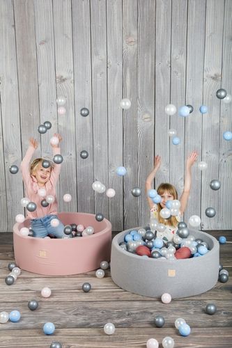 Suchy Basen z Kulkami 90x30 Kojec dla Dzieci Różowy Smart 200 piłek MISIOO na Arena.pl