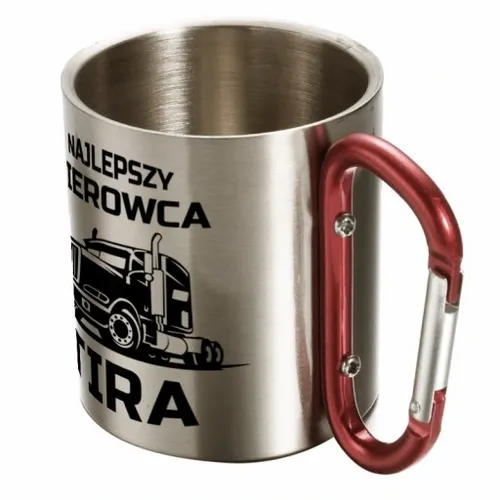 KUBEK Z KARABIŃCZYKIEM NAJLEPSZY KIEROWCA TIRA, PREZENT DLA KIEROWCY, 300ML na Arena.pl