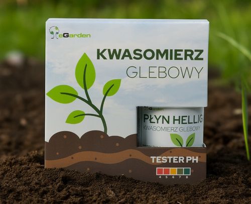 Kwasomierz Glebowy pH Zestaw z Płynem i Skalą Kolorów HELLIGA TESTER na Arena.pl