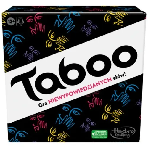 HASBRO Gra imprezowa Taboo gra niewypowiedzianych słów polska wersja F5254 na Arena.pl