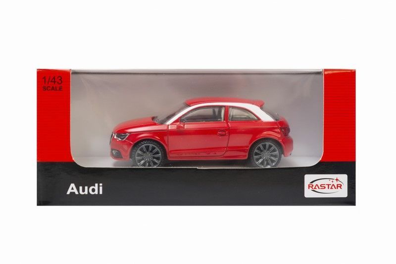 AUDI A1 Rastar 58200 skala 1:43 czerwony zdjęcie 2