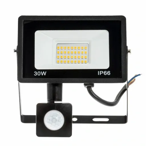 Halogen Naświetlacz 30W LED ZEWNĘTRZNY LAMPA Czujnik RUCHU ZMIERZCHU Garaż zdjęcie 9