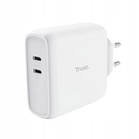 Trust 25381 ładowarka sieciowa 65W 2x USB-C szybka zasilacz Maxo