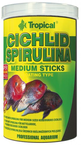 Tropical CICHLID Spirulina (Medium Sticks) 1000ml na Arena.pl