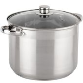 WYSOKI GARNEK z pokrywką 25 L DUŻY GARNEK gastronomia ze stali