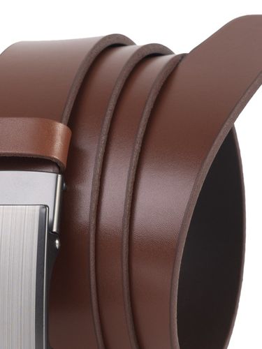 Pasek SKÓRZANY Męski SEPHER Automat BRĄZOWY spodni na Arena.pl