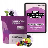 Dieta LOW CARB gotowy Posiłek koktajl Na Odchudzanie SUPERSONIC + JADŁOSPIS