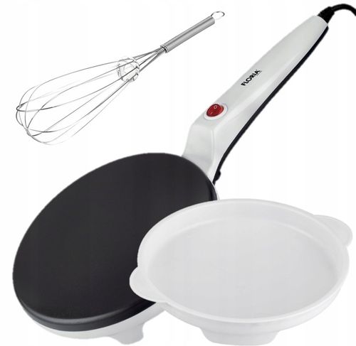 NALEŚNIKARKA ELEKTRYCZNA FLORIA BIAŁA 20CM 700W na Arena.pl