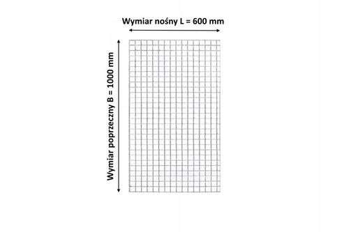 Krata WEMA 600x1000 | ocynkowana | płaskownik 30x2 mm | podest metalowy na Arena.pl