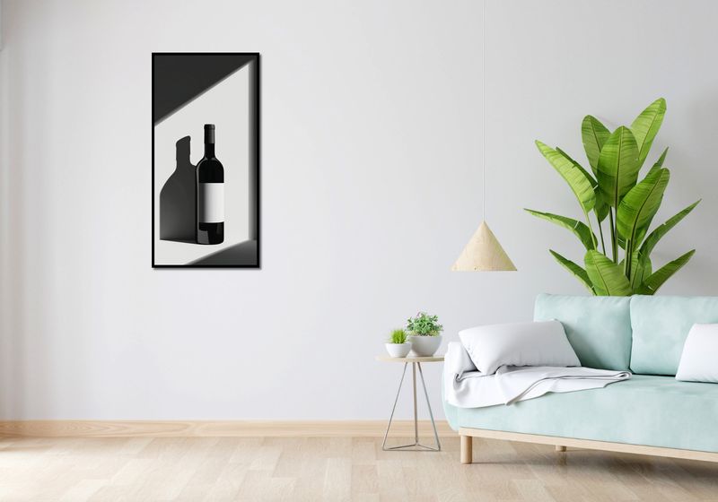 Plakat 50x100cm Butla Wina zdjęcie 4