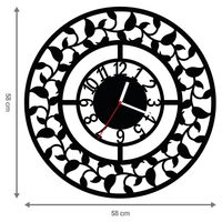 ZEGAR ŚCIENNY RETRO 58cm XXL 7.11