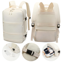 plecak turystyczny podróżny bagaż podręczny do samolotu - ecru