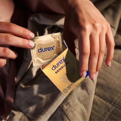 Prezerwatywy DUREX SENSUAL super cienkie nawilżane delikatne 10 szt. na Arena.pl