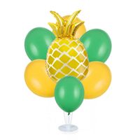 Zestaw balonów na stojaku owoce Ananas