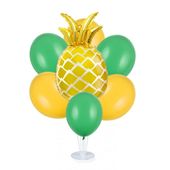 Zestaw balonów na stojaku owoce Ananas