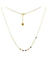 Naszyjnik Fiesta Rubin 925