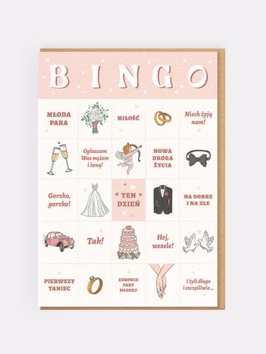 bingo kartka ślubna 3310 na Arena.pl