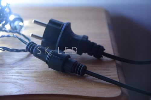 Lampki Choinkowe LED 300 Białe Zimne Flash 24 m Wodoodporne Zewnętrzne IP44 na Arena.pl