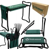 Stołek Metalowy Ogrodowy Taboret Składany Klęcznik Podkładka Taboret