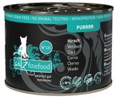 Monoproteinowa karma dla kota Catz Finefood Purrrr N.121 - 70% JELEŃ 200g