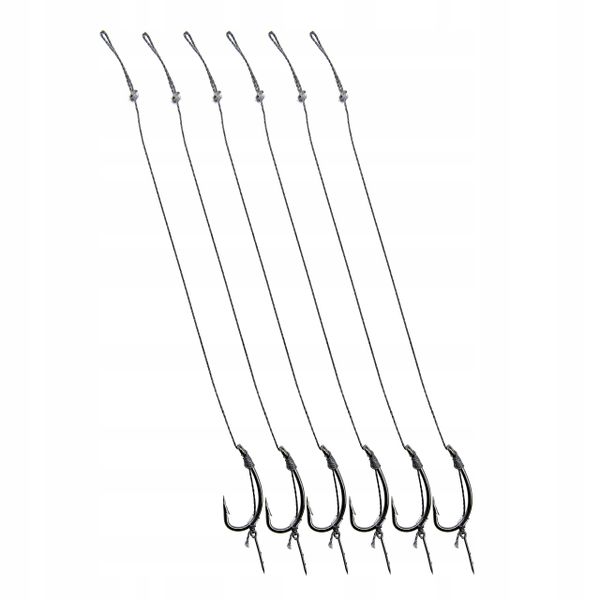 Haczyki Method Feeder na przyponie z igłą # 12 zdjęcie 4