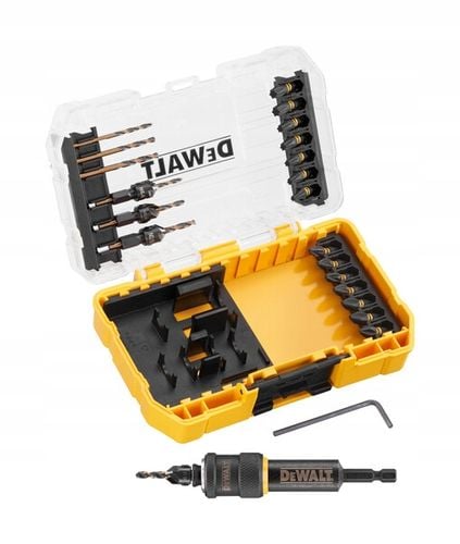 DeWALT ZESTAW WIERTEŁ I BITÓW 22cz. "OBRÓĆ I PRACUJ" W KASECIE na Arena.pl