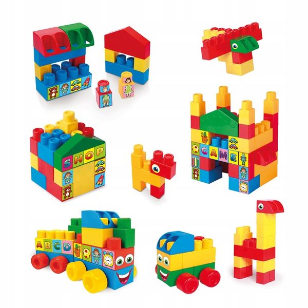 WADER 41593 Big Blocks klocki 100 el. zdjęcie 3