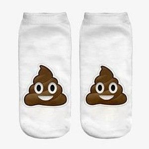 Skarpetki-stopki bawełniane fullprint POO zdjęcie 1