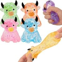 gniotek squishy 7 x 6 x 6cm krowa byk krystaliczna