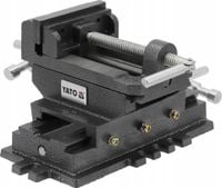 YATO IMADŁO MASZYNOWE KRZYŻOWE 100mm ŻELIWNE DWUOSIOWE YT-65075